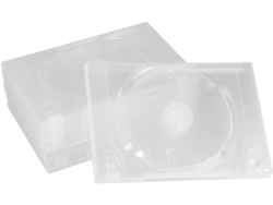 Juego De 6 Cajas Transparentes Para Cd/dvd Con Doble Compartimento, Ideales Para Almacenamiento Portátil.