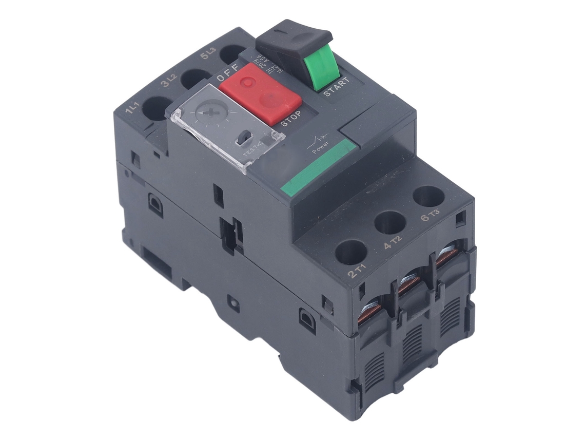 Disyuntor De Motor De Protección Térmico Magnético Con Botón De Arranque Manual 0.4-0.63a Ac690v