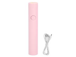 Lámpara de uñas portátil recargable por USB con 2 temporizadores y 3 chips LED UV.