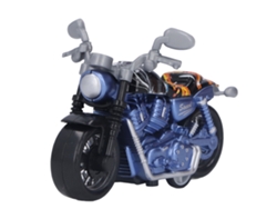 Ats-modelo De Motocicleta Mini De Aleación Simulación Alta Juguete Moto De Tracción Hacia Atrás Para Niños Azul