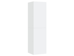 Mueble de TV de madera blanca (30,5x30x110 cm)