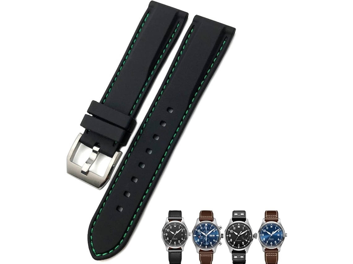 Correa 20 Mm De Caucho De, 100% Nuevo Y De Alta Calidad, Apto Para Reloj Original