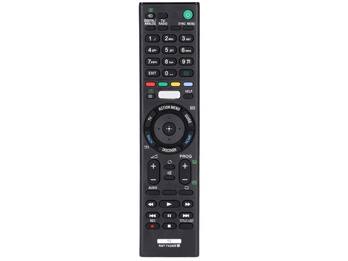 Mando A Distancia De Repuesto Rmt-tx200e Para Televisores Sony Kd65xd7505, Kd55xd7005 Y Kd49xd7005.