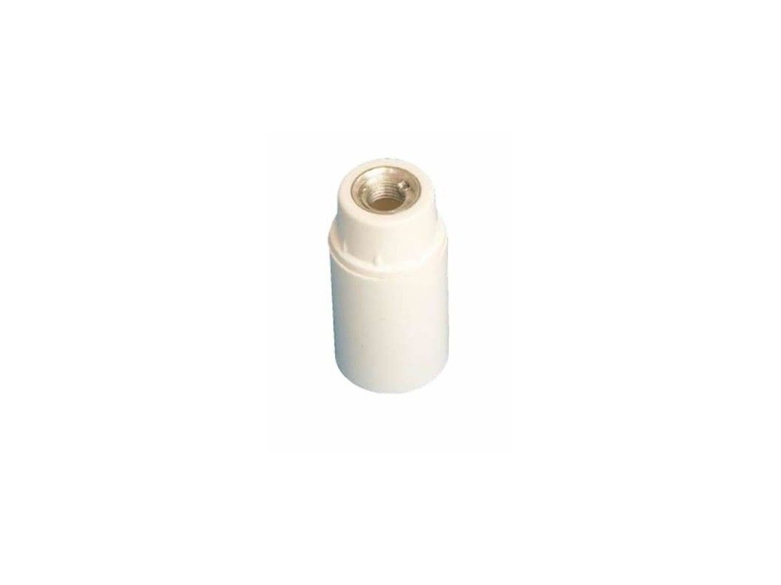 Portalámparas E14 Liso Blanco De Baquelita Gsc 2200282