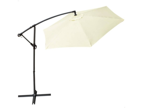 Sombrilla AKTIVE Garden Banana (270 cm - Amarillo - Aluminio)