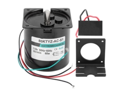 Motor Síncrono De Ca De Baja Velocidad Y Alto Par Xd80ktyz De 60 W, 30 Rpm, 110 V, Con Soporte De Capacitancia, Giro En Sentido Horario/antihorario.
