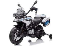 Motor De Policía Eléctrica - Bmw F850 Gs 12v - 3 A 6 Años - Blanco