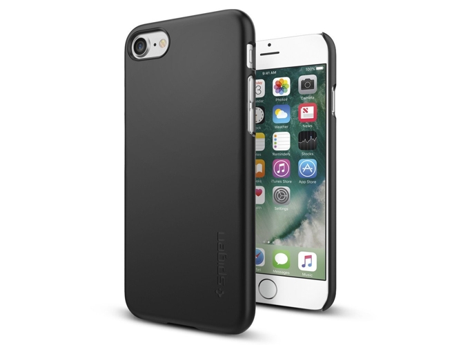 Funda iPhone 7 SPIGEN Thin Fit Negro