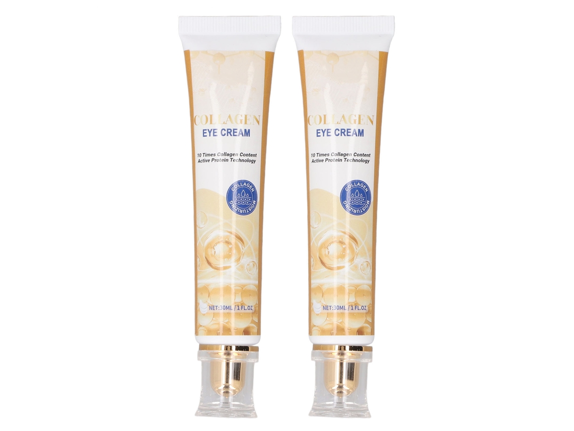 Crema para el contorno de ojos con colágeno, antiedad, antiarrugas, hidratante, no grasa, para ojos y bolsas. 30 ml.