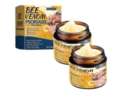 Crema De Veneno De Abeja Para La Psoriasis, Crema Hidratante Y Antiprurito, Alivio Para La Piel, 2 Unidades