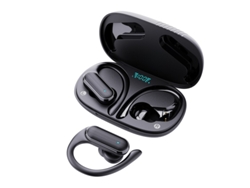 Mini Auriculares Inalámbricos Bluetooth (negros) Con Controles Táctiles Y Luces, Sonido Estéreo Hd, Resistentes Al Sudor.