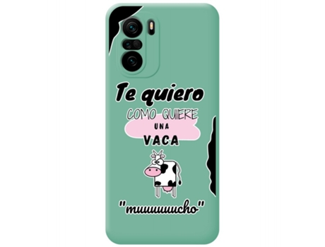 Carcasa Xiaomi Mi 11i 5G TUMUNDOSMARTPHONE Silicona Líquida Dibujos Verde