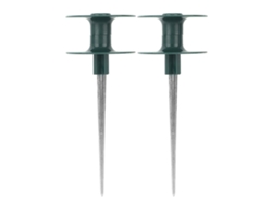 2 Estacas Guía Para Manguera De Jardín, Polea De Rueda De Aleación De Zinc Abs, Duradera Y Universal Para Jardín Y Césped.