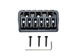 Puente fijo de metal para guitarra eléctrica de 6 cuerdas, 6 soportes, 125''