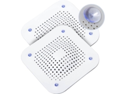 Protector De Desagüe Para Ducha Y Lavabo, 2 Piezas De Silicona Con Ventosas Desmontables, Capturador De Pelo Eficiente Para Baño Y Cocina