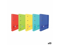 Carpeta de anillas OXFORD Live & Go Multicolor A4+ (10 Unidades)