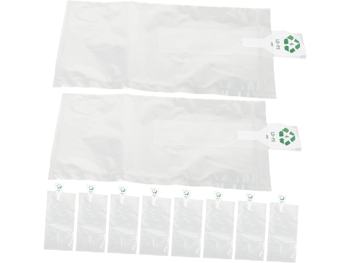 100 Bolsas Inflables Transparentes Con Amortiguación De Aire Para Embalaje Protector