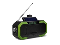 Radio De Mano Multifunción Ipx5 Resistente Al Agua Altavoz Portátil Bt Radio De Emergencia Al Aire Libre Con Luz Led