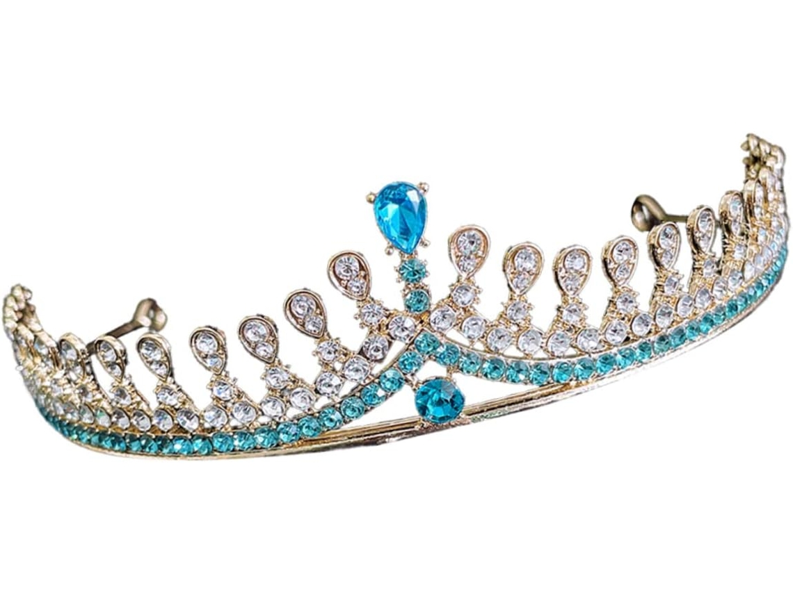 Corona De Boda Con Diamantes De Imitación Para Un Elegante Accesorio Para El Cabello Para Fiestas De Cumpleaños Y