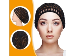 Gorro Redecilla De Ganchillo De Rayón De 3 Piezas Para Dormir, Suave, Ligero Y De Punto Duradero Para Mujer.