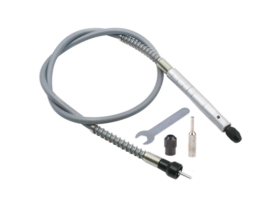 Accesorios para fresadora eléctrica rotativa, tubo de extensión de husillo flexible, extensión de husillo, máquina de grabado en línea. Rosewell