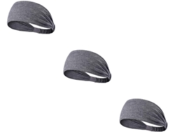Juego de 3 diademas elásticas, antideslizantes y transpirables para yoga, correr y hacer ejercicio físico, unisex.