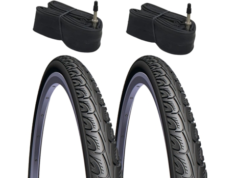 2 Neumáticos Bicicleta 24X1 3/8 2 Cámaras Fv
