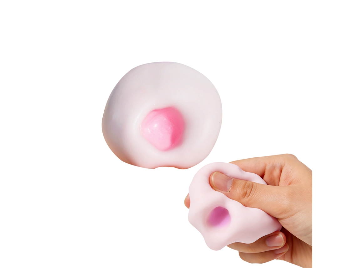Pelota antiestrés rosa claro