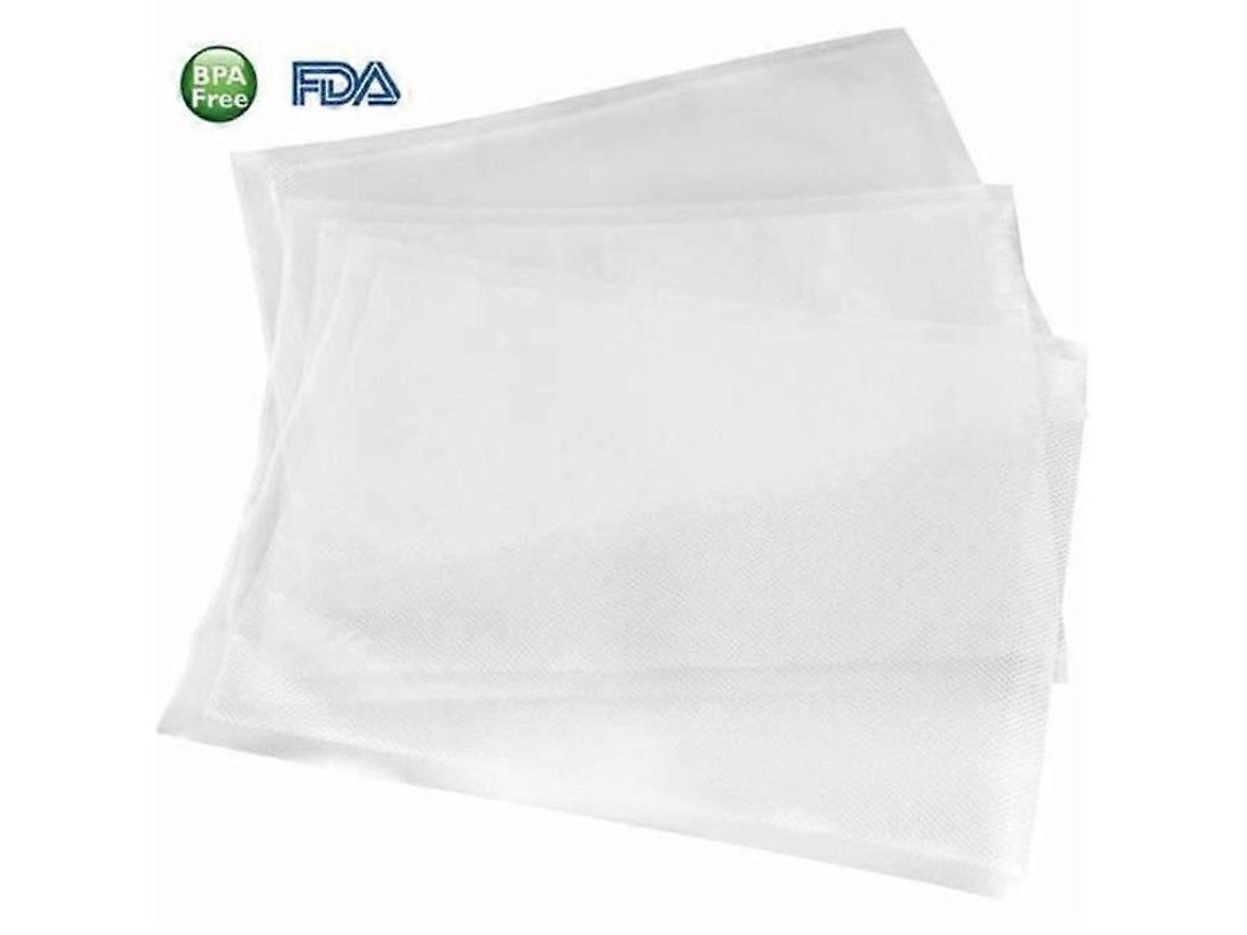 Paquete de 100 bolsas de vacío con relieve de 28 x 40 cm para máquinas de envasado al vacío. Bolsas de vacío profesionales con relieve para alimentos. Nostalgia88