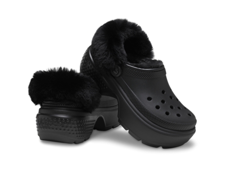 Zuecos CROCS Forro Stomp Negro (37/38)