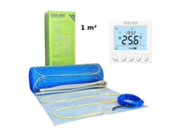 Kit de calefacción eléctrica por suelo radiante de 1 m², 170 W/m², termostato W350, Grand Meyer