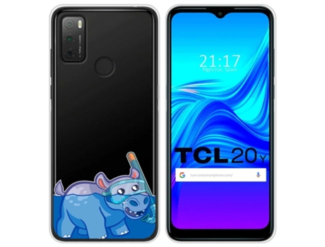Carcasa TCL 20Y TUMUNDOSMARTPHONE Dibujos Transparente Multicolor