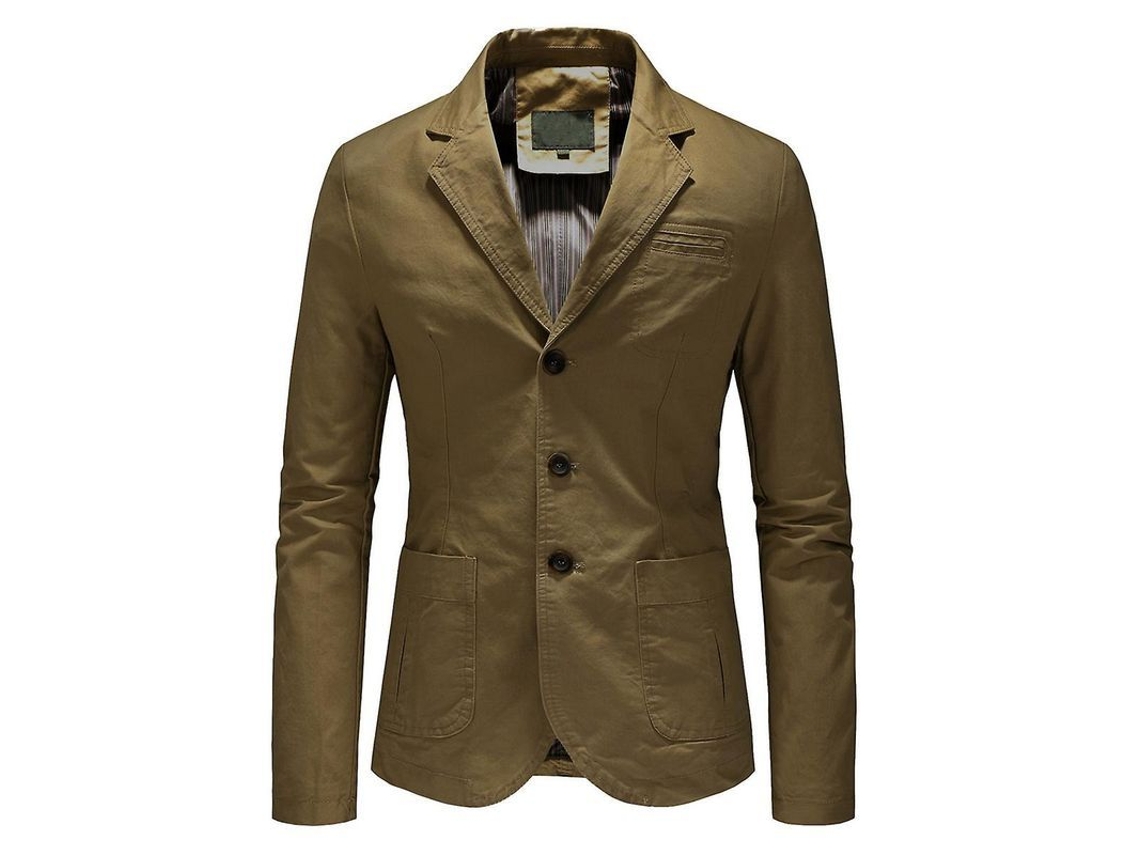 2026-chaqueta Formal Hombre Mystdiy Con Tres Botones Talla M A 4xl Para Ocasiones Formales E Informales