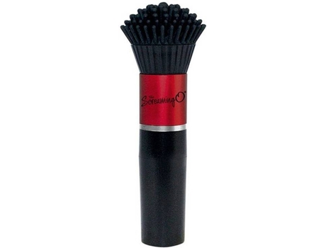 Estimulador THE SCREAMING O Make-up Brush Red (Negro - PVC)