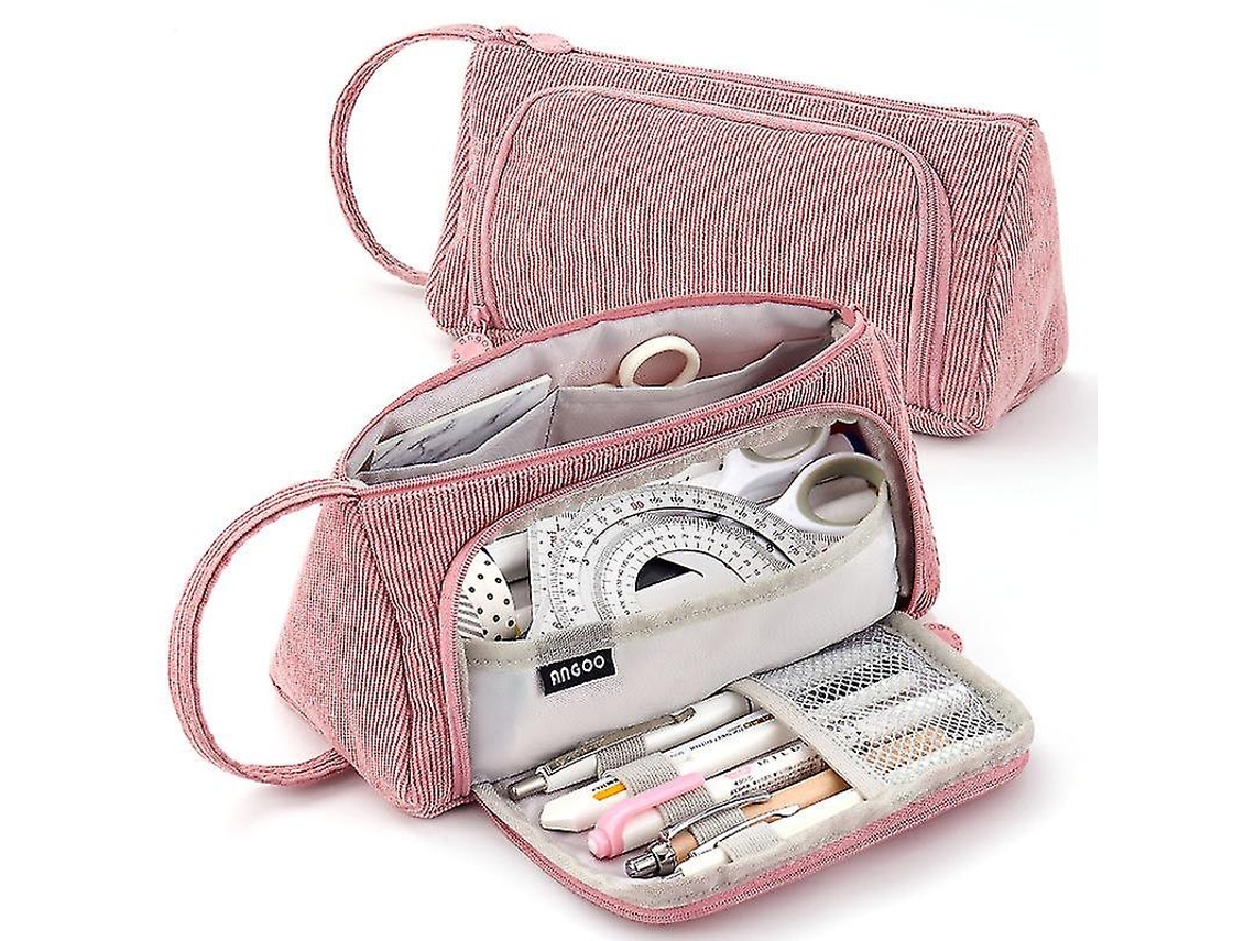 Estuche Chennnls para niñas, ideal para la escuela y la oficina (rosa)