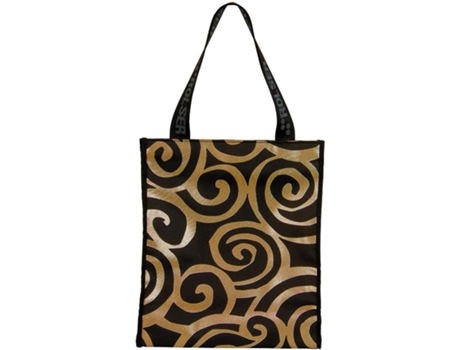 Rolser finstock shopping bags bolsa spiral oro-negro shb003