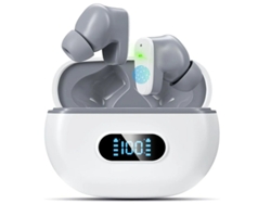 Auriculares Sem Carregamento Display Digital Intra Yizhood Bluetooth Blanco