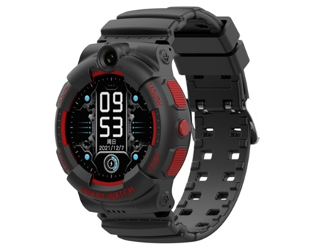 Smartwatch Y01 Infant 4G Video Llamada de voz Smartphone Histórica Muñeca Lectura de huellas dactilares Impermeable Negro
