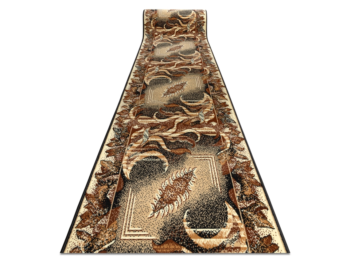 Alfombra de Pasillo Bcf Hoja de Agave Beige 100 cm
