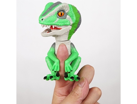 Juguete de Dinosaurio Coleccionable Interactivo T-Rex Indómito Verde1