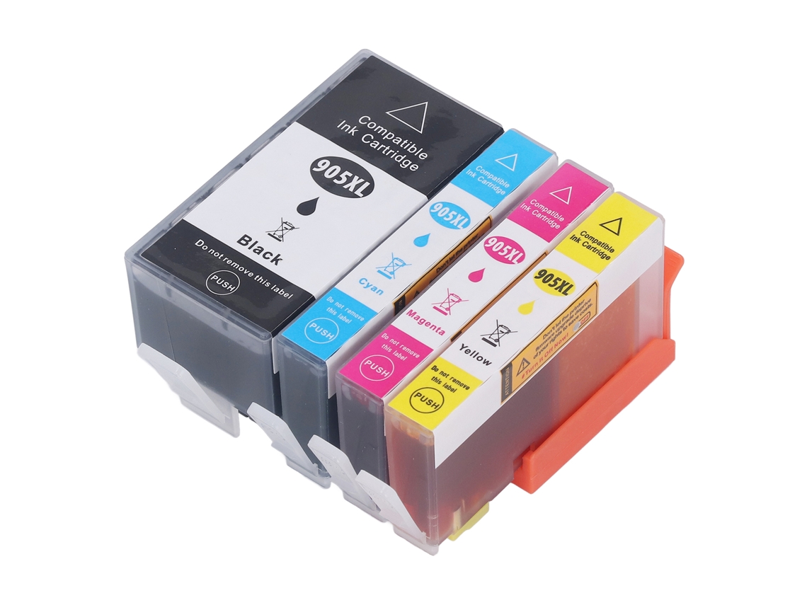 Cartucho De Tinta Para Officejet Pro 6960 6970 Bk C M Y Suave Salida