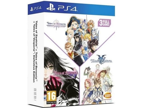 Juego para PS4 Trilogia Tales Of Vesperia e Zestiria e Berseria