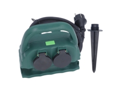 Yncm2026-toma Corriente Jardín 16a 3680w 4 Tomacorrientes Ip44 Impermeable Exterior Con Pico De Tierra Cable 2m