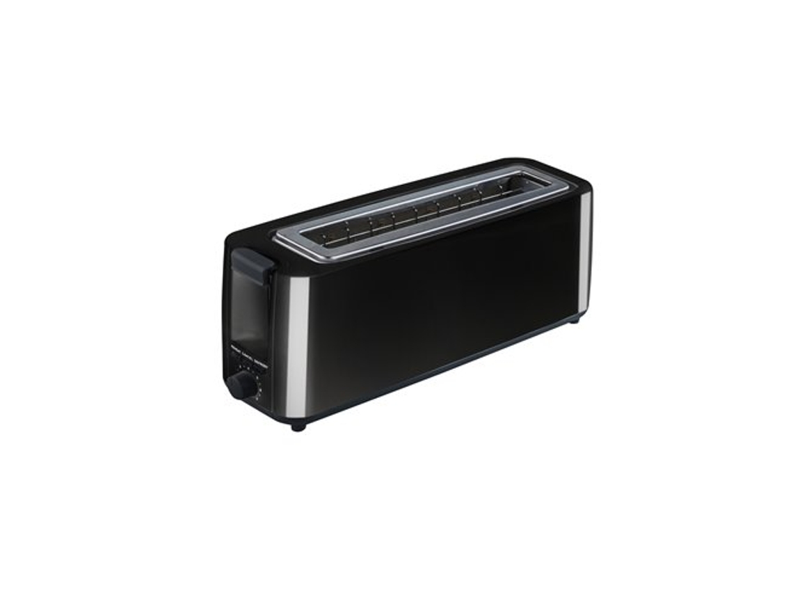 Tostadora De Plástico Negra Grande Kuken 900w