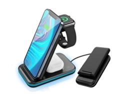 Estación De Carga Sin Series Para Apple, Samsung Yemaesre Seda Negro
