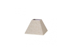 Pantalla Piramide Tenorio E27 Lino beige 30dx13dx22h