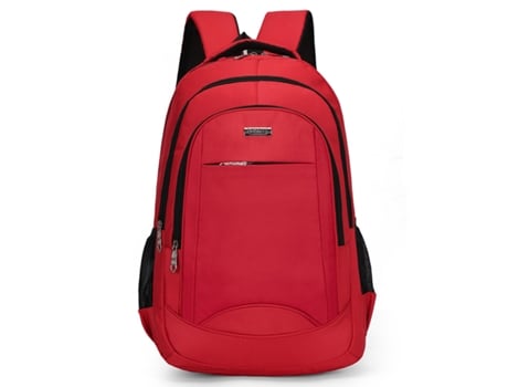 Mochila de viaje para portátil, antirrobo, para llevar en la universidad, para mujeres y hombres, mochila escolar, color rojo
