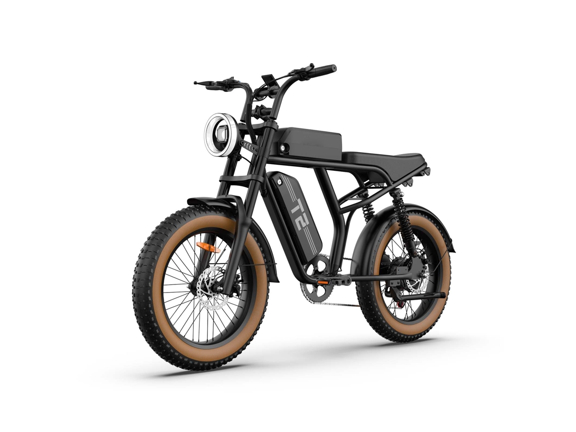 Bicicleta Eléctrica Todo Terreno Urlife T2 con Motor de 250W y Batería 48VE 15.6Ah.