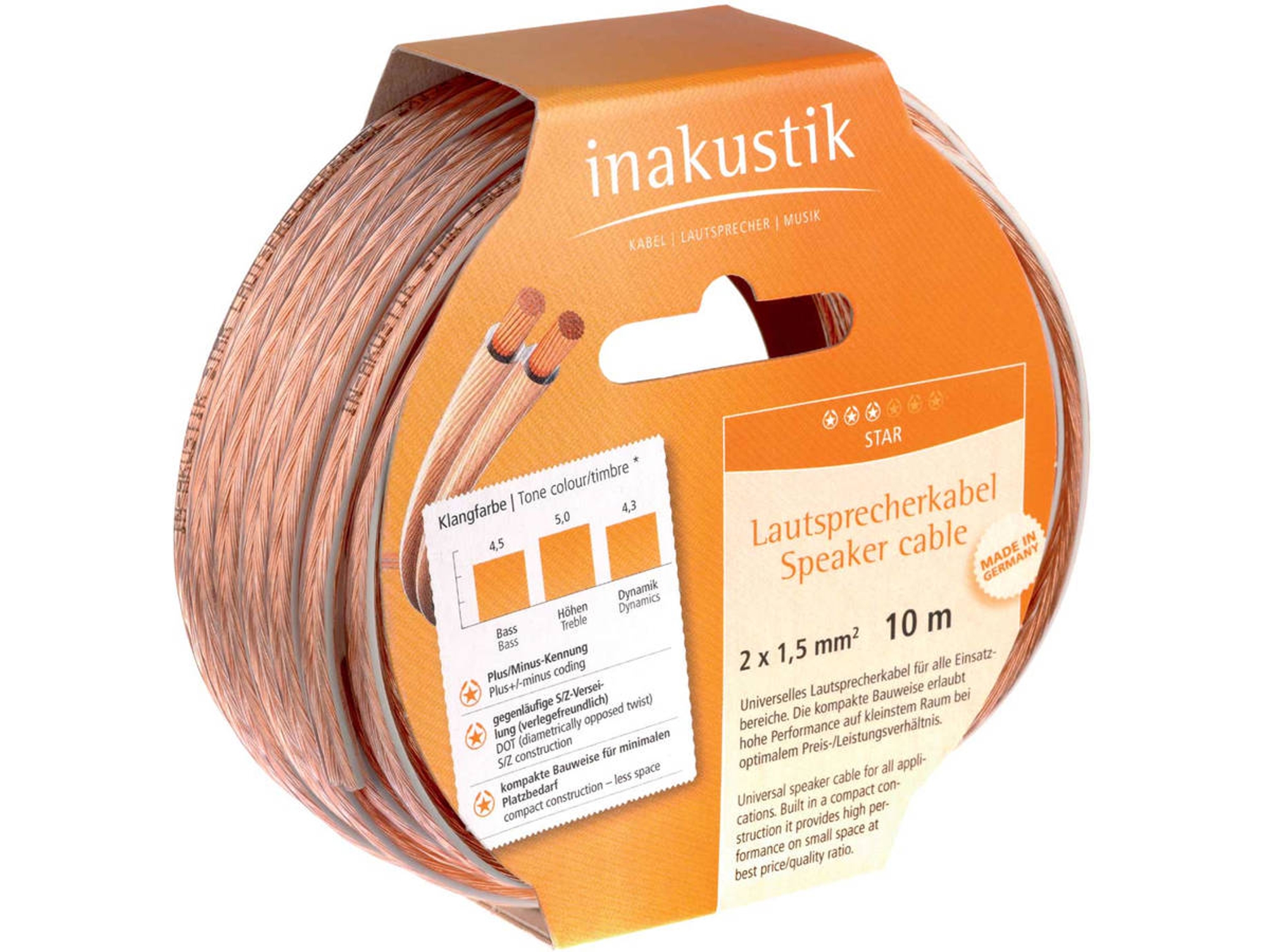 Cable de Audio INAKUSTIK 003021020
