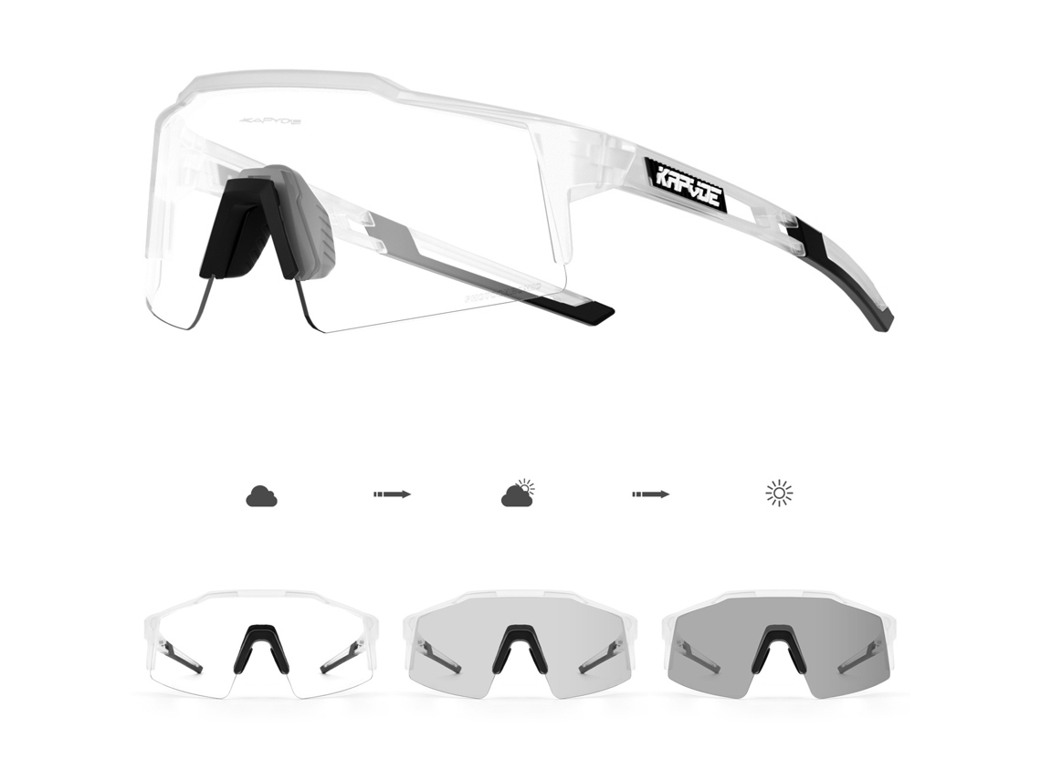 Ciclismo Gafas Fotocrómicas Hombres Y Mujeres Moda Anti Uv Anti Viento Arena Exterior